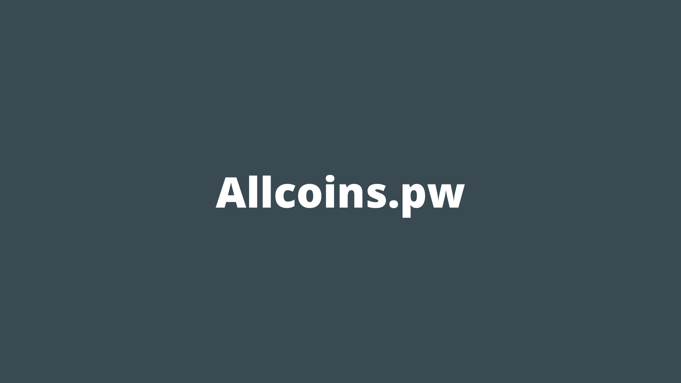 Allcoins Logo and Crypto Faucet Illustration