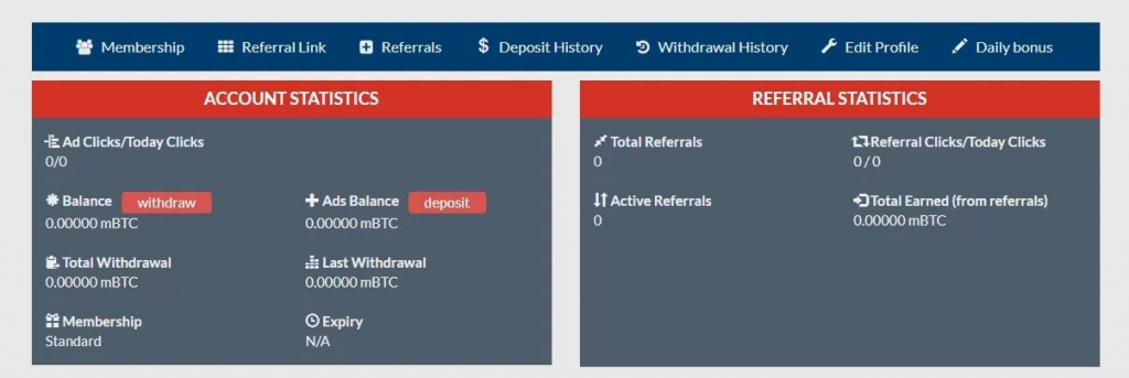 Coinbulb dashboard
