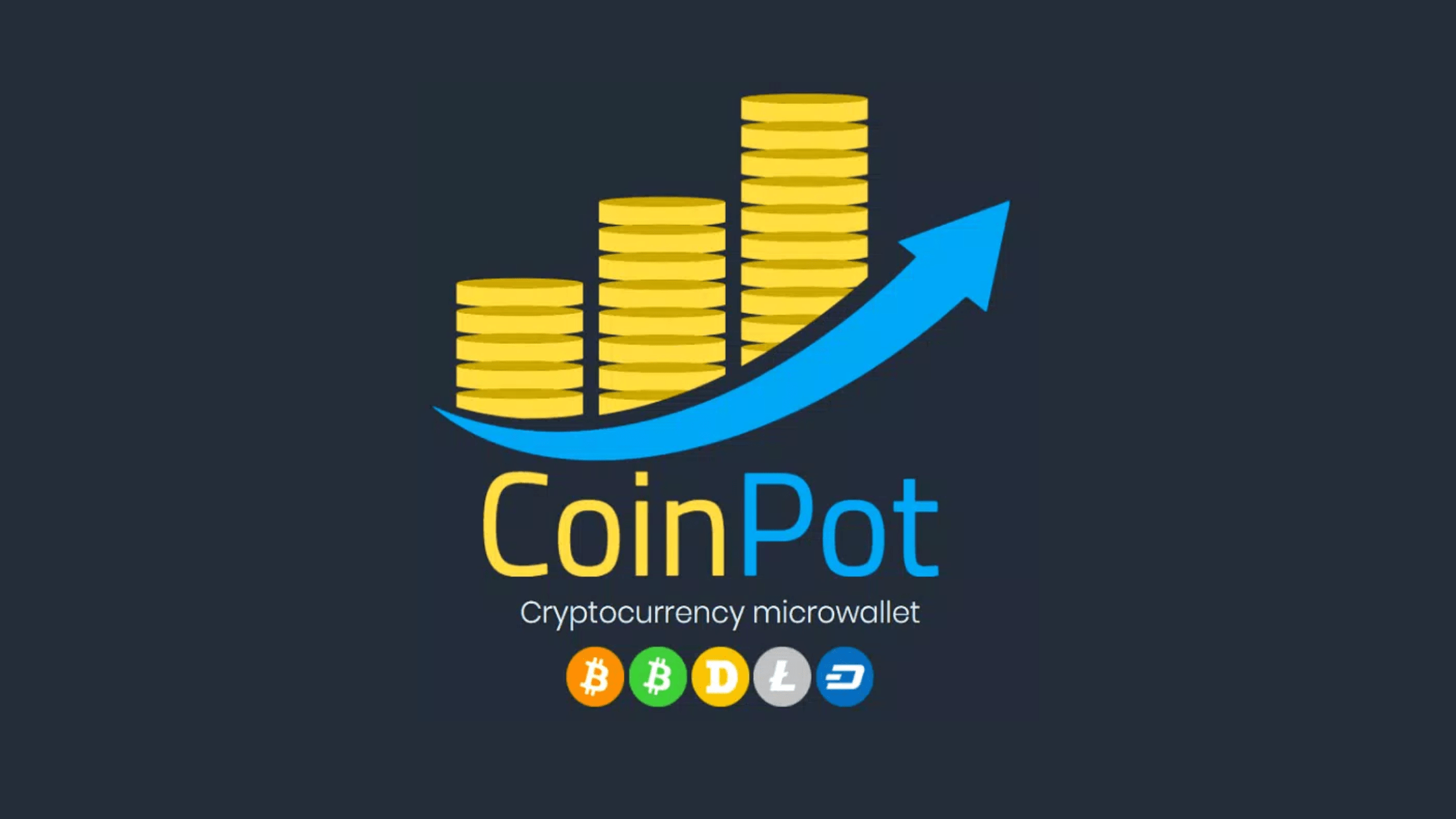 Screenshot of the retired CoinPot micro-wallet dashboard displaying token balances